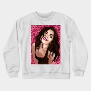 Curly Hair Girl Crewneck Sweatshirt